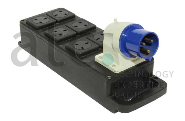 32A 1PH - 6 x 13A 1PH