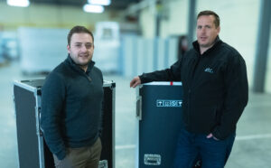 Jarno Boucquez - Belgium Operations Manager & James Skidmore - London Operations Director 